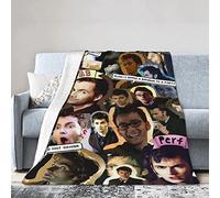 Fleece Blanket for Sofa Camping, Super Soft Lightweight Cozy Luxury Flannel Bed Blanket, David Peter Tennant Fluffy Plush Couch Blanket Thro 150CM X 125CM