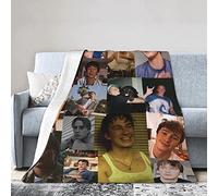 Fleece Blanket for Sofa Camping, Super Soft Lightweight Cozy Luxury Flannel Bed Blanket, Drew Rafe Starkey Fluffy 125CM X 100CM