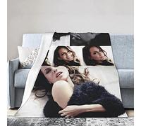 Fleece Blanket for Sofa Camping, Super Soft Lightweight Cozy Luxury Flannel Bed Blanket, Kate Anna Beckinsale Fluffy 150CM X 125CM