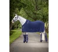 LeMieux Kudos Fleecer Cooler Rug - Polar Fleece - Sweat Wicking and Cooling - Navy - 6ft3ins