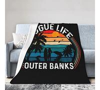 Fleece Blanket Pogue Life Outer Banks, Blankets Comfy Blanket Throw Soft Throw Blanket For Sofa Gifts Bedroom 125X150cm