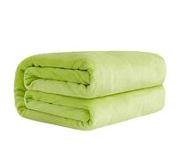 Fleece Blanket Sofa Throw, Versatile Blanket Fluffy Soft Throw for Bed and Couch Travel, Fleece Bed Blankets, Soft Lightweight Plush Fuzzy Cozy Luxury Blanket Microfiber Green 70x100cm