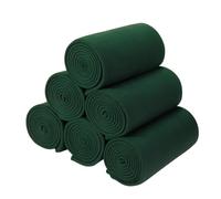 Fleece Blanket Throw 6 Pack Soft Kids Blanket Cozy Lightweight for Couch Bed Travel Throw Blanket Bulk Pet Blanket Warm Blanket Picnic Garden Solid for Home Sofa 125 X 150 CM Dark Green