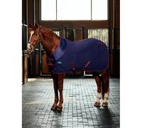 WeatherBeeta Anti-Static Fleece Cooler Standard Neck, Navy/Burgundy, 7'3
