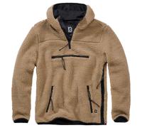 Brandit Teddyfleece Worker Pullover, light brown, size 6XL
