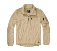 Brandit Troyer Ripstop Half Zip Fleece Beige XL Men
