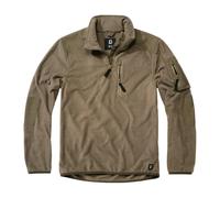 Brandit Troyer Ripstop Half Zip Fleece Green 4XL Men