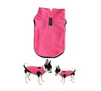 Fleece Chihuahua Puppy Dog Jumper Coat Vest Top Tiny Toy Teacup Miniature Kitten Small Pets New Pups Extra Tiny Breeds (Pink, XS)