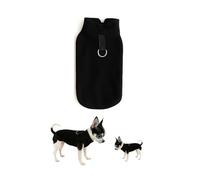 Fleece Chihuahua Puppy Dog Jumper Coat Vest Top Tiny Toy Teacup Miniature Kitten Small Pets New Pups Extra Tiny Breeds (Black, XS)