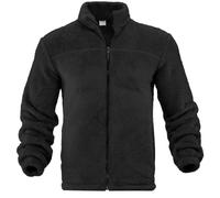 Fleece Coat for Men Plush Overcoat 2025 European American Autumn Winter Men's Vertical Collar Fleece Slim Fit Plus Size Casual Embroidered Outwear for Outdoor Hiking Work Walking (Black, XL)