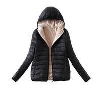 Fleece Coats for Women UK Petite Sherpa Fleece Jacket with Hood Ladies Clearance Quilted Padded Coat Winter Puffer Jackets Bomber Baseball Jackets Winter Military Jacket Warm Cargo Coats