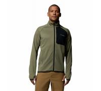 Fleece Columbia Triple Canyon Grid Fleece FZ II (Stone Green Heather, Black) Men