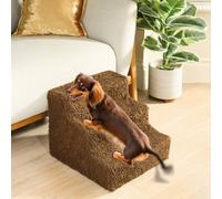 Coopers of Stortford - Fleece Covered Pet Steps for Dogs and Cats - Lightweight Safe Grip Stairs with Removable Washable Cover - Helps Pets Reach Beds, Sofas or Cars, 45 x 35 x 30cm