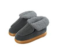 Fleece Diabetic Slippers for Women Men Winter Warm Wide Fit Edema Swollen Fluffy Foot Warmer Non-slip Memory Foam Elderly Footwear Adjustable thermal Indoor House Bootie Shoes Fuzzy Boot Slipper