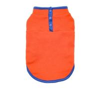 Fleece Dog Clothes for Small Dogs - Warm Puppy Vest for Spring & Autumn - Cozy Cat & Dog Jacket for Shih Tzu, Chihuahua, French Bulldog, Pug - Soft Pet Coat for Indoor & Outdoor Use(Orange,L)