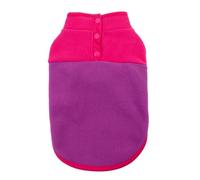 Fleece Dog Clothes for Small Dogs - Warm Puppy Vest for Spring & Autumn - Cozy Cat & Dog Jacket for Shih Tzu, Chihuahua, French Bulldog, Pug - Soft Pet Coat for Indoor & Outdoor Use(Rose Purple,4XL)