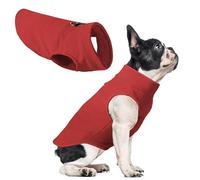 Fleece Dog Sweater Vest, Soft Warm Stretchy Pullover Winter Dog Jacket Clothes for Small Mediun Large Dogs with D Ring Leash