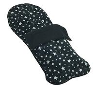Fleece Footmuff Compatible with ABC Design Tech Rider S - Black Star