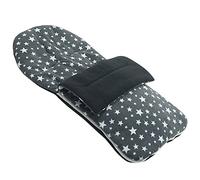 Fleece Footmuff Compatible with ICandy Stroller Buggy Pram - Grey Star
