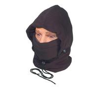 Fleece Full Snood Balaclava Neck Warmer Black