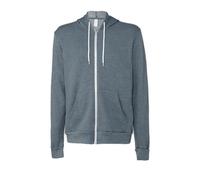 Fleece Full Zip Hoodie Bella + Canvas Pale Grey XS