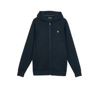 Fleece full-zip hoodie Lyle & Scott Bleu M