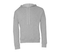 Fleece Hoodie Bella + Canvas Grey S