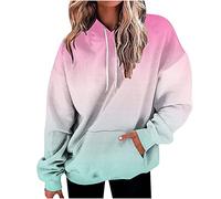 Fleece Hoodie Women Fluffy Fuzzy Pullover Sherpa Hooded Sweatshirt Winter Warm Teddy Soft Jumper Plush Comfy Hoodies Ladies Casual Loose Thick Sweatshirts Tops Plus Size 8-22 Warm Jumper