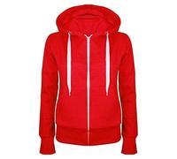 Fleece Hoodies for Women UK Clearance Zip Up Hoodies Ladies Plain Fleece Hooded Sweatshirts 2024 Fall Winter Warm Essential Sweaters Coats with Pockets Comforty Hoody Outwear S-5XL Today's Deals