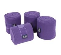 Fleece Horse Bandages (Pack of 4) Shires Purple One Size