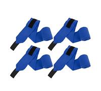 Fleece Horse Leg Wraps Self Adhesive Compression Bandage for Riding and Turnout 4pcs 118in (Blue)