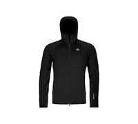 Fleece jacket Ortovox FLEECE RIB HOODY M (black raven) Men