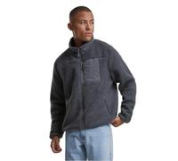 Urban Classics Teddy With Stand Up Collar Jacket Grey L Men