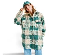 Fleece jacket with button closure for women Roxy Over And Above Vert M