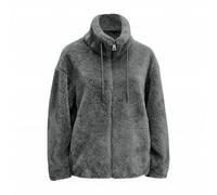 Fleece Jacket Women Full Zip Long - Teddy Fleece Jacket Women Plus Size Winter Warm Coats Sherpa Jackets No Hood Fluffy Jumper Long Sleeve Faux Fur Jackets Cozy Soft Casual Coats With Pockets