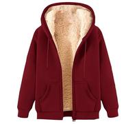 Fleece Jacket Women UK Clearance,Yes,I'm Still Freezing Fleece Hoodie Today's Deals,Ladies Winter Sherpa Lined Teddy Coat Long Sleeve Full Zip Teddy Bear Fleece Sweatshirts Sweater Outwear S-3XL