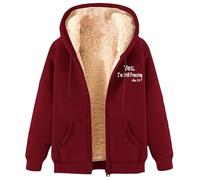 Fleece Jacket Women UK Clearance,Yes,I'm Still Freezing Fleece Hoodie Today's Deals,Ladies Winter Sherpa Lined Teddy Coat Long Sleeve Full Zip Teddy Bear Fleece Sweatshirts Sweater Outwear S-3XL