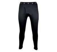 Fleece Lined Base Layer Thermal Long John Bottoms Heat Holders Jet Black L