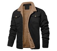 Fleece Lined Denim Jackets Mens Mens Casual Tops Long Sleeve Angel Jackets Leather Men Mens Brown Leather Jackets Thermal Work Jackets for Men Voorhees Jacket Mens Light Jackets Smart Casual