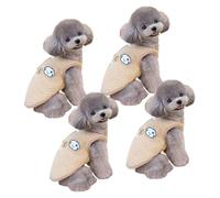 Fleece Lined Dog Vests for Cold Weather Insulation Easy Back Closures Systems Comfortable for Daily Walks Small Dog Clothes