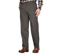 Fleece-Lined Elasticated Thermal Trousers with Adjustable Drawcord Chums Charcoal 32R