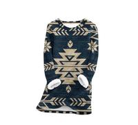 Fleece Lined Jumper Ladies UK Sale Clearance,Winter Warm Christmas Sweatshirt Ladies Vintage Argyle Print Plush Sweater Pullover Sweater Casual Thick Velvet Plaid Fleece Tops Plus Size 8-22
