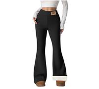 Fleece Lined Legging Women Thick Warm Fluffy Elastic Tummy Control Ladies Winter Thermal Leggings Women Ladies Thermal Winter Velvet Stretchy Fleece Lined Leggings Pant Elastic High Waisted Tight