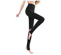 Fleece Lined Leggings Women Thermal Seamless Legging Buttery Stretchy Breathable Slimming Tights Suitable Solid Comfort Trousers Fashions Opaque Soft Touch Pants Going Winter Everyday Black