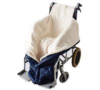 Fleece Lined Lower Body Wheelchair Cover, Warm Plush Lining with Zipper and Villus, Windproof Leg Foot Back Protector Fit for Manual and Powered Wheelchairs