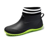 Fleece-lined Removable Non-slip And Wear-resistant Women's Rain Boots Korean Style Solid Color Stylish Short For Girls. 2026