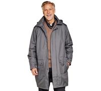 Fleece-Lined Waterproof Parka Coat Pegasus Charcoal XXL