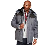 Fleece-Lined Woven Waterproof Jacket Pegasus Grey S