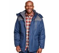 Fleece-Lined Woven Waterproof Jacket Pegasus Navy XXL