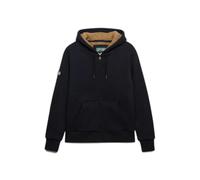 Fleece-lined zip-up hoodie Superdry Bleu XL